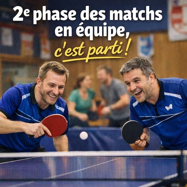 Début de la 2e phase du championnat départemental par équipes